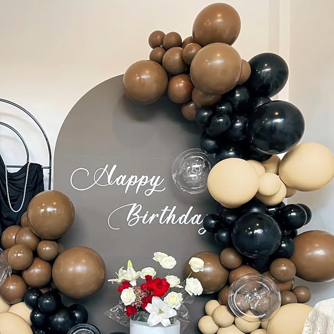 Brown Black Nude Balloon Garland Arch Kit - Image 3