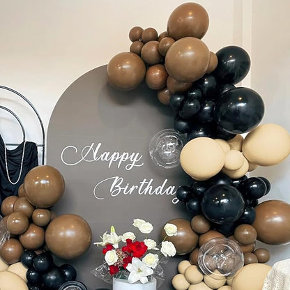 Brown Black Nude Balloon Garland Arch Kit - Image 3