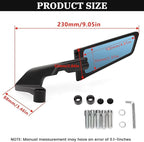 XINGWU Motorcycle Mirrors Anti-glare Stealth Mirror Adjustable Rotating Rearview Mirror Wind Wing Side Mirror for Z650 Z900 Z1000 Duke 390 790 1290 MT07 MT09 S1000 Street Bike Mirrors