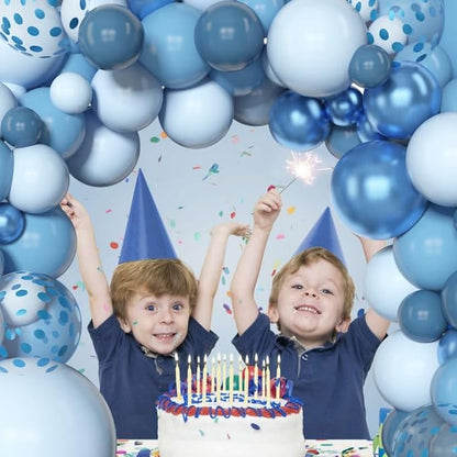 Amandir 153pcs Blue Balloon Garland Arch Kit Different Sizes | 18 12 10 5 inch - Image 4
