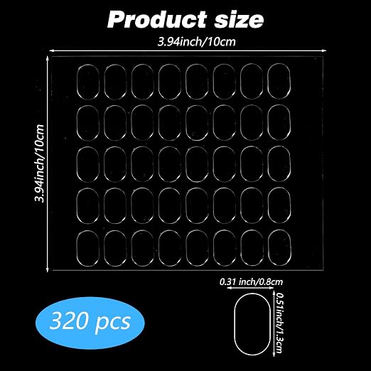 320 PCS Adhesive Dots Double-Sided, Decorations - Image 2