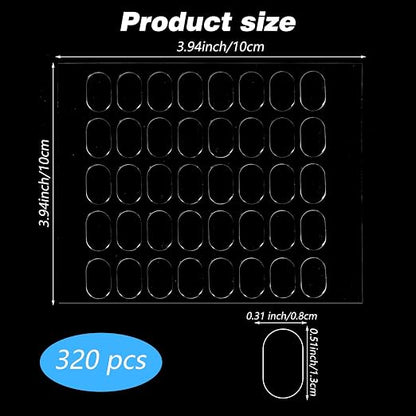 320 PCS Adhesive Dots Double-Sided, Decorations - Image 2