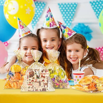 COQOFA 11" X 14" Cello Cellophane Treat, Party Favor, Cookie and Goodie Plastic - Image 8