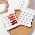 Crystal Hair Pins Gemstone Jeweled Bobby Pin Decorative Hair Accessories for Women Colorful Hairpins Set of 15