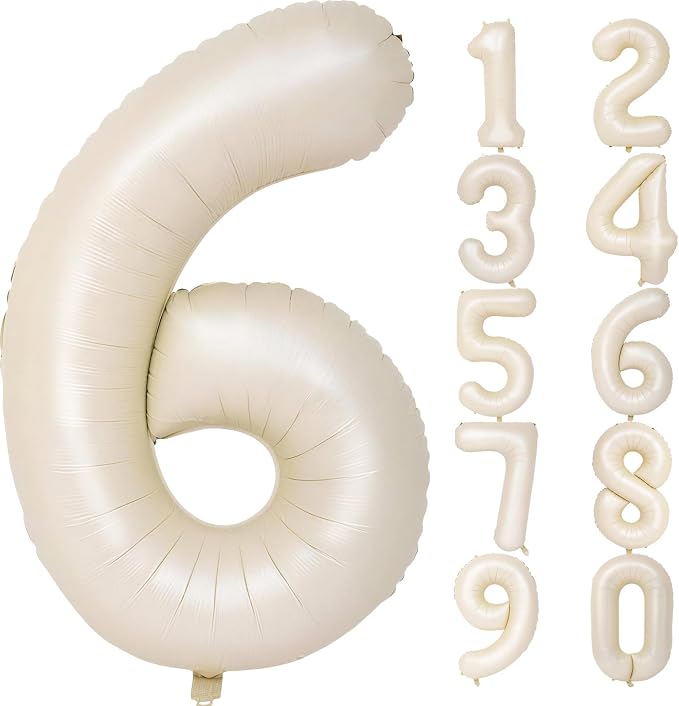 Number Balloons for Birthday Decorations by United-UnicornsParty