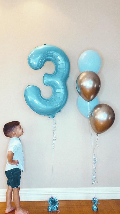 Pastel Blue 5 Balloon - Image 8