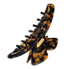 Acetate Hair Clip for Women, SHE'S FREE STYLE JUST FOR YOU [2024 New] Premium Tortoise Shell Hair Claw Clips, Butterfly Hair Accessory (Tortoise-Butterfly)
