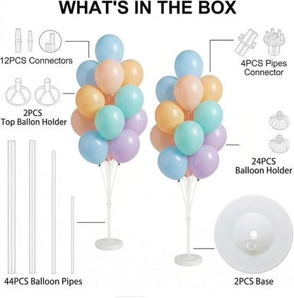 Balloon Column Stand Kit with Balloons, Base and Pole, Balloon Column Kit - Image 3