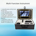 Skin Hair Scalp Detector, Skin Diagnosis Hair Analyzer 50X 200X Skin Hair Scalp Hair Follicle Detector Analyzers Microscope Skin Care Tool for Home Beauty Salon Spa