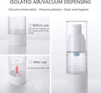 TRENDBOX 120ml / 4oz Airless Spray Bottle Refillable Travel Container for Cosmetic Makeup Water - 4 Pack