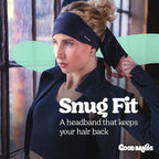 Sweatband for Men and Women - Unisex Non Slip Headband That Wicks Moisture and Eliminates Excess Sweat - Durable & Long-Lasting - Running, Sports, Gym