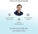 Thyroid Test | 4-in-1 at-Home Thyroid Test | Choose Health | TSH | T3 | T4 | TPO-Ab | at-Home Test | Cap & CLIA Accredited Lab | Not Avail in NY & RI