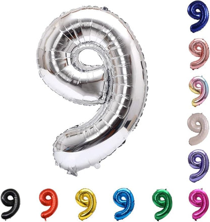 YPSelected 32 Inch Large Foil Helium Number Balloon Birthday Wedding Party 0-9 by YPSelected