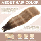 Chestnut Brown to Dirty Blonde Tape in Hair Extensions Human Hair,14 Inch Human Hair Tape in Extensions 20Pcs Tape Ins Human Hair Extensions for Women Seamless Tape in Hair Extensions Real Human Hair