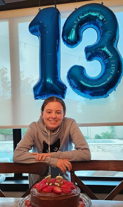 Numbers 12 Balloon 40Inch Blue Balloons - Image 3