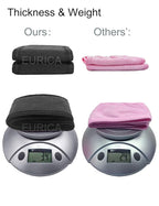 EUICAE Spa Headband 5-Pack Black Sweat Head Towel Wraps - Non-slip Stretchable, Washable for Makeup, Face Wash, Facial Treatment, Sports