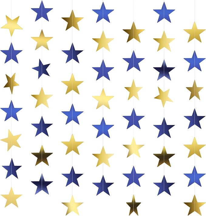 Star Garland Banner, Baby Shower, Christmas Party Decorations by ChicQuench