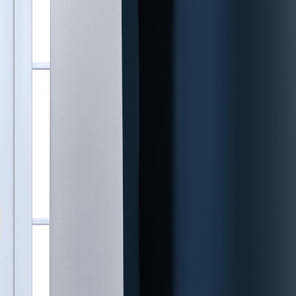Yakamok Ombre Curtains Navy Blue and Greyish White - Image 7