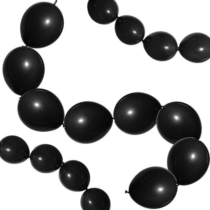100 Pcs Link Balloon Quick Linking Latex Connected Balloons Linkable by Meanplan