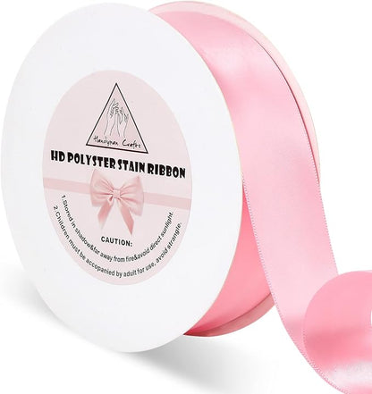 Handyman Crafts Pink Satin Ribbon by HandymanCrafts