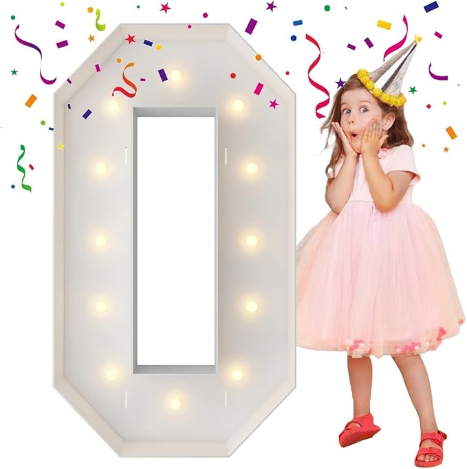 4FT Marquee Light Up Letters, Large Marquee Letters, Big Letter by MerryMosaics