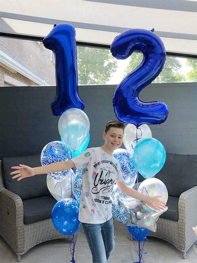 Number Balloons 2 Balloon 40 inch Dark Blue - Image 2