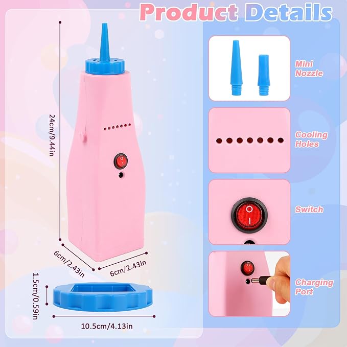 AXHJ Electric Balloon Pump, Portable Inflator Blower - Image 2