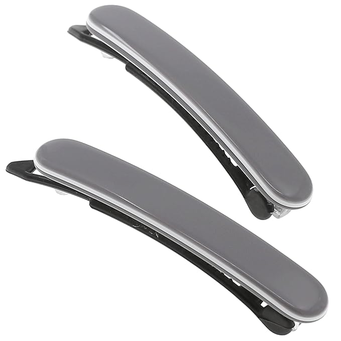 Camila Paris CP3379 French Hair Barrettes Clips for Women, Handmade, Girls Side Slide-in Barrette Clip, Hair Accessories for Women. Strong Hold No Slip Grip Fashion Durable Styling, Made in France