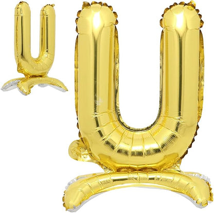 16" Standing Alphabet Letter and Number Balloons Aluminum Hanging Foil Film by RUIANSI