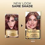 L'Oreal Paris Superior Preference Fade-Defying Color + Shine System, 5MB Medium Auburn(Packaging May Vary), Pack of 1,