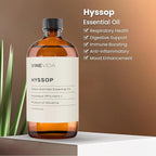 VINEVIDA Hyssop Essential Oil 16 oz - Undiluted, DIY Candle Scents, Bulk for Soap Making