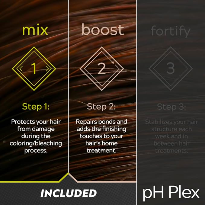 LIW pH Plex Steps 1&2 Protect & Repair Hair Care Treatment - Use with Home Hair Color & Bleach Products - Salon Quality Professional Results at Home - Value Pack (10 Sachets of Steps 1 & 2)