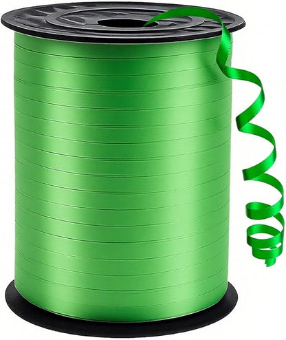 Premium Green Curling Ribbon, 1/5" Wide x 500 Yards Green Ribbon by Unknown