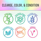 Punky Colour 3-in-1 Hair Color Depositing Conditioner & Hair Cleanser - Metaluminous, Restores & Adds Shine to Faded Hair, 8.5 fl oz.