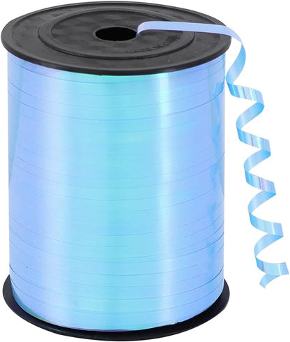 TONIFUL 500 Yards Iridescent Light Blue Curling Ribbon Balloon String | by TONIFUL