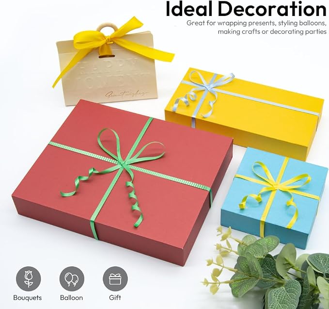 500 Yards Curling Ribbon for Gift Wrapping, 3/16" Balloon String for Christmas - Image 6