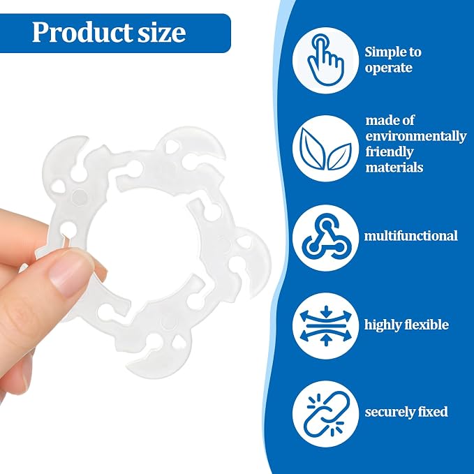 100PCS Balloon Arch Clips，Plastic Balloon Clips - Image 4