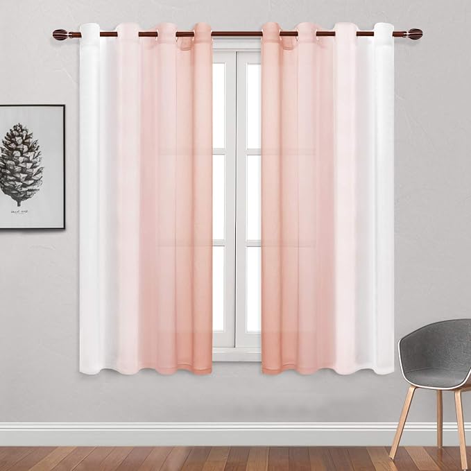 DWCN Ombre Sheer Curtains - Image 2