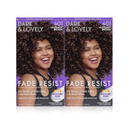 SoftSheen-Carson Dark and Lovely Fade Resist Rich Conditioning Hair Color, Permanent Hair Color, Up To 100 percent Gray Coverage, Brilliant Shine with Argan Oil and Vitamin E, Hazelnut, 2 Count