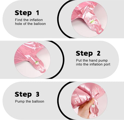 Number Balloons 2026 Balloon Pearl Pink - Image 4