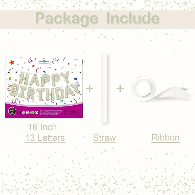 16 Inch Happy Birthday Balloon - Image 3