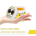 8.25 OZ Edge Control Wax for Women, Non-greasy Edge Smoother for Back Hair Extreme Hold Pack, Water-based Gel for All Hair Types, No Flaking, Extra Hold (Pineapple)