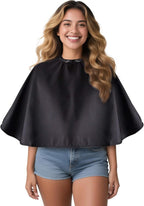 Noverlife Makeup Cape Shortie Makeover Bib Beauty Salon Smock for Clients Comb-out Beard Shaving Hairdressing Shampoo Cape