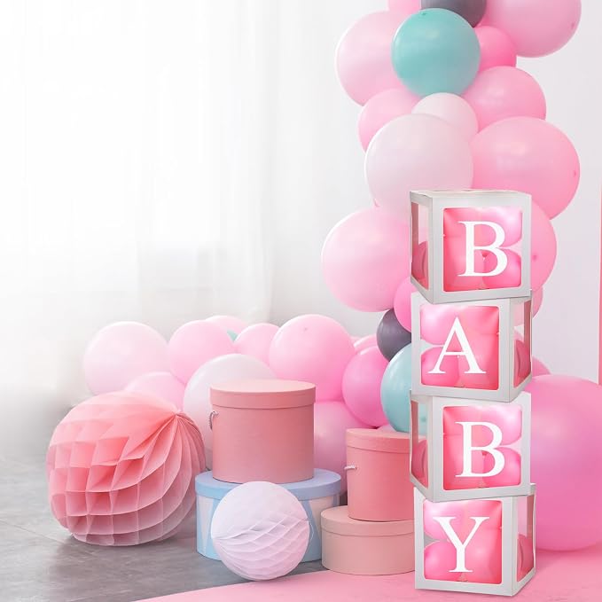 Thyle 12 Pcs Transparent Balloon Boxes Clear Balloon Boxes - Image 4