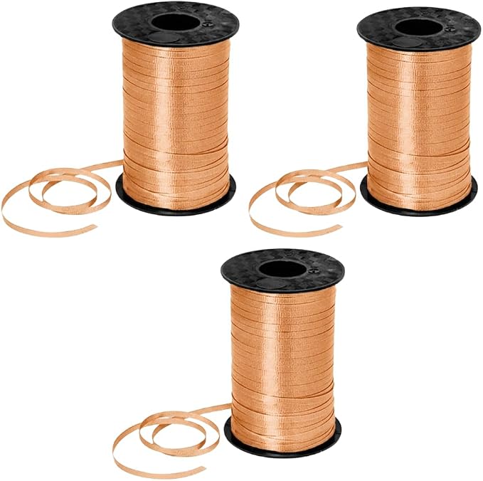 PMU 1500 Yards x 3/16in Melon Crimped Curling Ribbon String by PMU