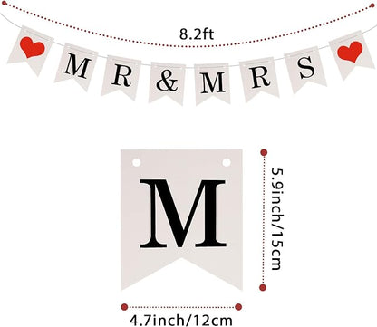 Mudder Mr and Mrs Just Married Banner - Image 2