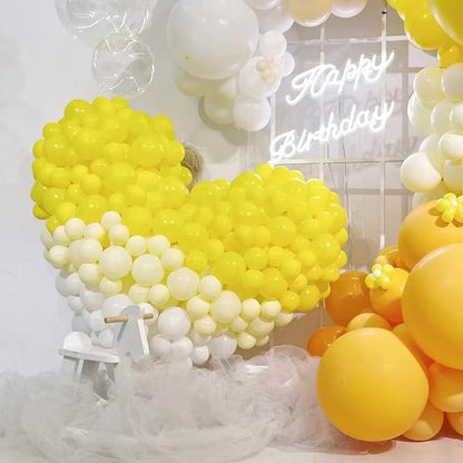 Yellow Balloons 110Pcs, 5 Inch Small Yellow Latex Party Balloons, Mini Thick - Image 6
