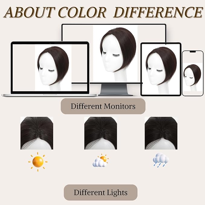Hair Toppers for Women with Thinning Hair Extensions 360° 3D Toppers Hair Pieces for Women Clip Ins Fake Bangs Hair Pieces Perfect Solution for Stylish Upgrade