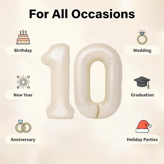 Number Balloons for Birthday Decorations - Image 5