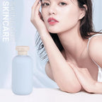 6.8 oz Plastic Travel Shampoo Bottles, Refillable Flip Cap Squeeze Bottles for Toiletries, Large Leakage-proof Travel Shampoo and Conditioner Container (Blue)